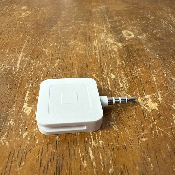 Square Credit Debit Card Reader 3.5mm Headphone Aux Jack White iPhone Android - Picture 5 of 6